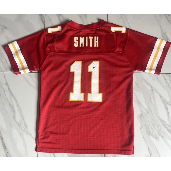 NFL Pro Line Alex Smith Jersey #11 Kansas City Chiefs Youth Medium - Elite Style - Picture 6 of 8